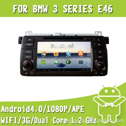 Car Multimedia DVD GPS Navigation with Android4.0 for BMW E46 (EW801)